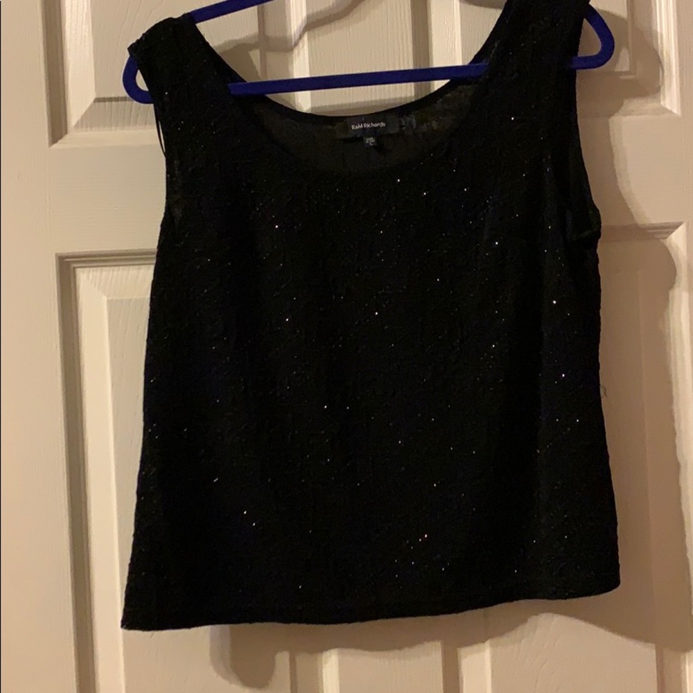 Black 2-pc blouse